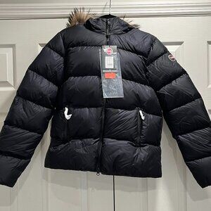 Colmar boys down coat, black, size 16